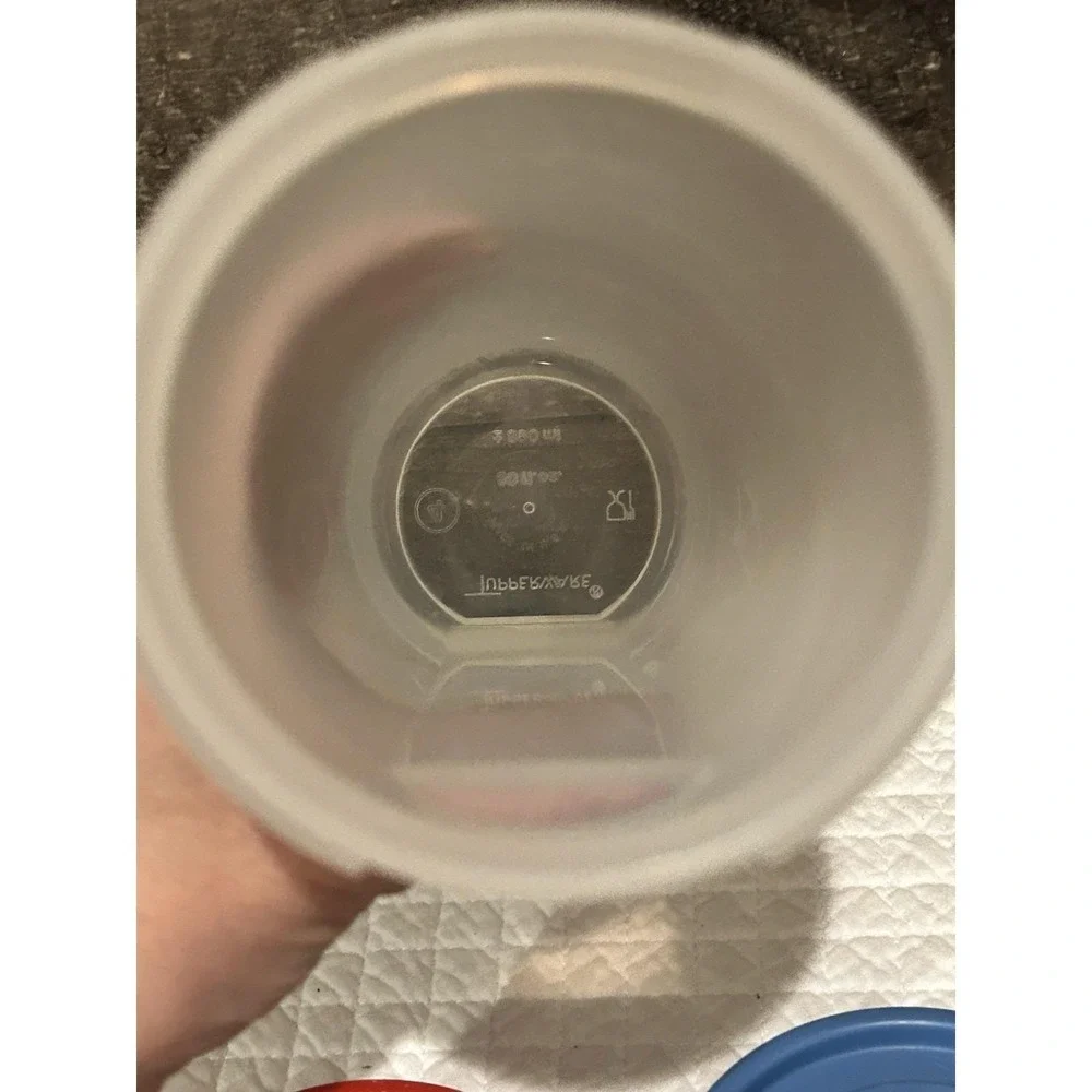Vintage Tupperware 14‎ 30 Fl Ounce Sweet Saver Container With 2  Lid